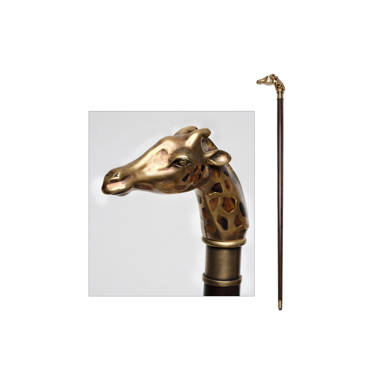 Giraffe Head Wooden Cane/Walking outlet Stick